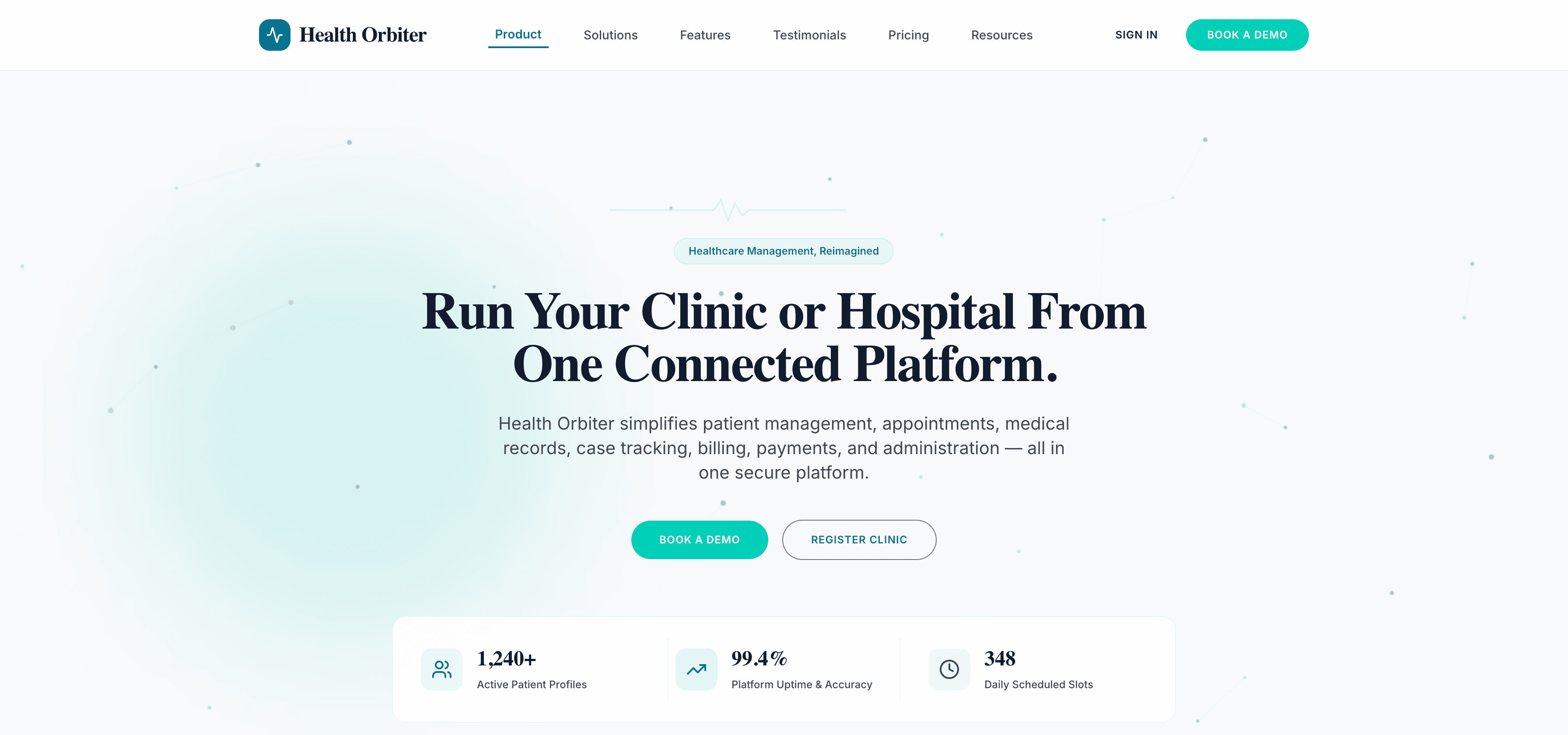Health Orbiter website